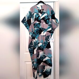 Hawaiian Kaftan Dress